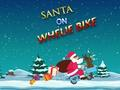 Spiel Weihnachtsmann auf Wheelie-Fahrrad  Online