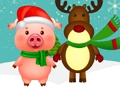 Spiel Weihnachtstiere  Online