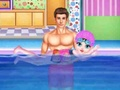 Spiel Baby Taylor Schwimmen lernen  Online
