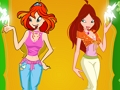 Spiel Bloom und Flora verkleiden sich  Online