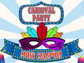 Spiel Karnevalsparty-Masken-Färbung  Online