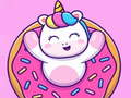 Spiel Niedliche Regenbogen-Einhorn-Puzzles  Online
