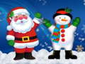Spiel Weihnachtsschneemann-Puzzle  Online