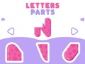 Spiel Buchstabenteile  Online