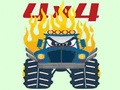 Spiel Monstertrucks Malvorlagen  Online