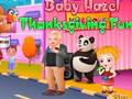 Spiel Baby Hasel. Thanksgiving-Spaß  Online