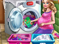 Spiel Mama wäscht Wäsche  Online