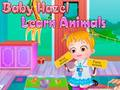 Spiel Baby Hazel Tiere lernen  Online