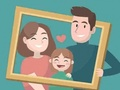 Spiel Glückliches Familienpuzzle  Online