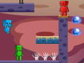 Spiel Feuer und Wasser in Zombies World 2  Online