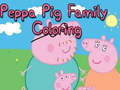Spiel Peppa Pig-Familien-Malbuch  Online