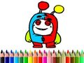Spiel Zurück in die Schule: OddBods Malbuch  Online