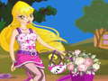 Spiel Winx Stella und Welpe  Online