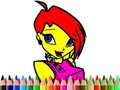 Spiel Zurück zur Schule zwinkert Malbuch  Online