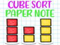 Spiel Cube Sort Papiernotiz  Online