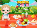 Spiel Nette Zwillingsfrühlingszeit  Online