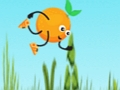 Spiel Herr. Orangefarbener Flappy-Sprung  Online