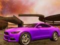 Spiel Verrückte Auto-Stunts in der Moon Cosmic Arena  Online