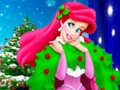 Spiel Ariel die kleine Meerjungfrau Weihnachten verkleiden  Online