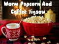 Spiel Warmes Popcorn und Kaffeepuzzle  Online