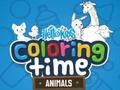 Spiel HelloKids Ausmalzeit Tiere  Online
