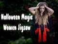 Spiel Halloween magische Frauen-Puzzle  Online