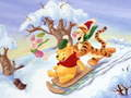 Spiel Winnie the Pooh Weihnachtspuzzle 2  Online
