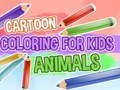 Spiel Cartoon-Färbung für Kindertiere  Online