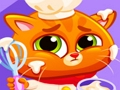 Spiel Schöne virtuelle Katze im Restaurant  Online