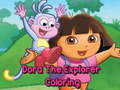 Spiel Ausmalbilder Dora die Forscherin  Online