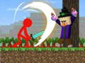 Spiel Strichmännchen gegen Handwerker  Online