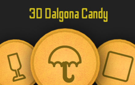Spiel 3D-Dalgona-Süßigkeit  Online