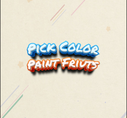 Spiel Wählen Sie Farbe malen Früchte  Online