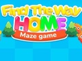 Spiel Finden Sie den Weg nach Hause Labyrinth-Spiel  Online