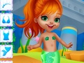 Spiel Meerjungfrau Papierpuppe anziehen  Online