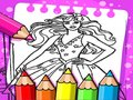 Spiel Barbie-Malbuch  Online