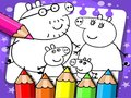 Spiel Peppa Pig Malbuch  Online