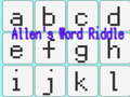 Spiel Allens Worträtsel  Online