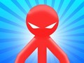 Spiel Red Stickman gegen Monster School  Online