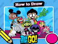 Spiel Heiß zu zeichnen Teen Titans Go!  Online