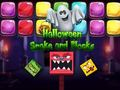 Spiel Halloween-Schlange und Blöcke  Online