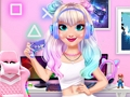 Spiel Spaßiges #GamerGirl-Setup  Online