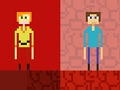 Spiel Stickman Steve gegen Alex Nether  Online