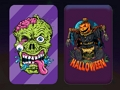 Spiel Erinnerung an Halloween-Monster  Online