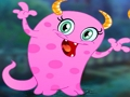 Spiel Flucht vor dem süßen rosa Monster  Online
