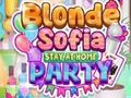 Spiel Blonde Sofia bleibt zu Hause Party  Online
