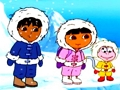 Spiel Dora Finde 5 Unterschiede  Online