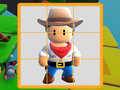 Spiel Stumble Boys Schiebepuzzle  Online