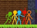 Spiel Stickman Parkour 2: Glücksblock  Online