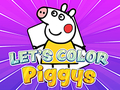 Spiel Lassen Sie uns Piggys färben  Online